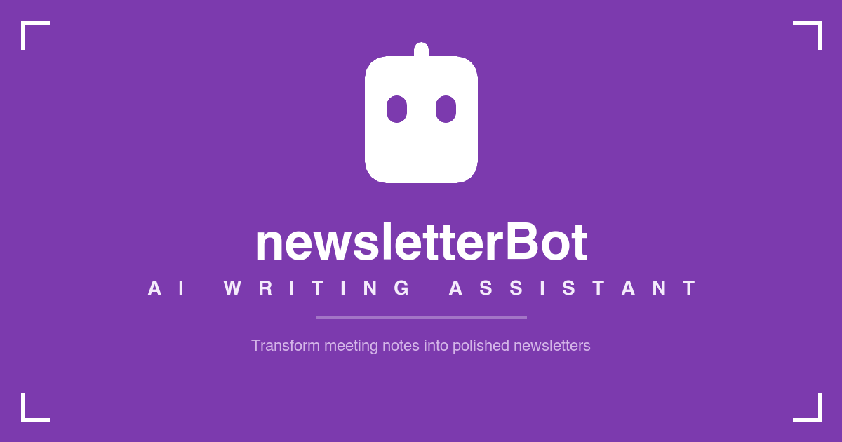 newsletterBot.ai